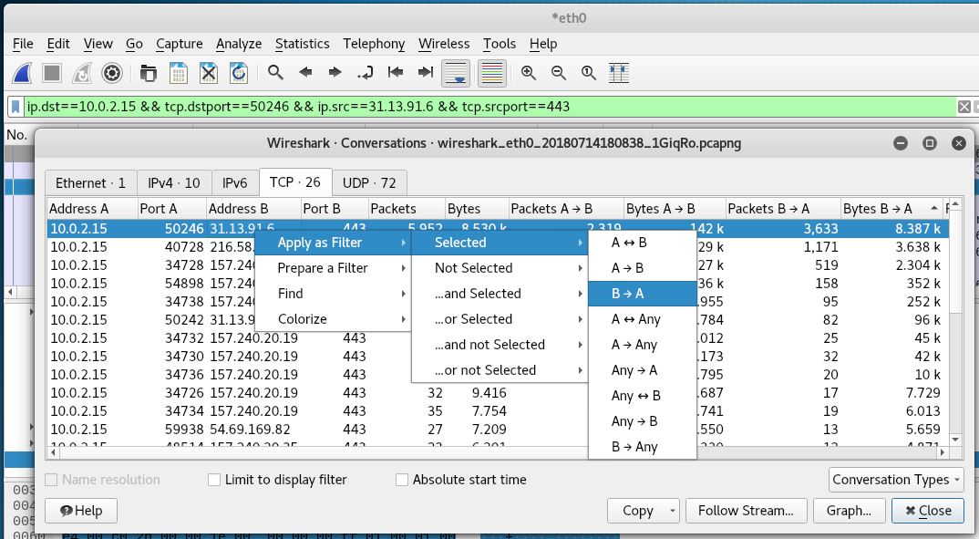 На рисунке показан захваченный трафик в программе wireshark запишите мас адрес отправителя пакета