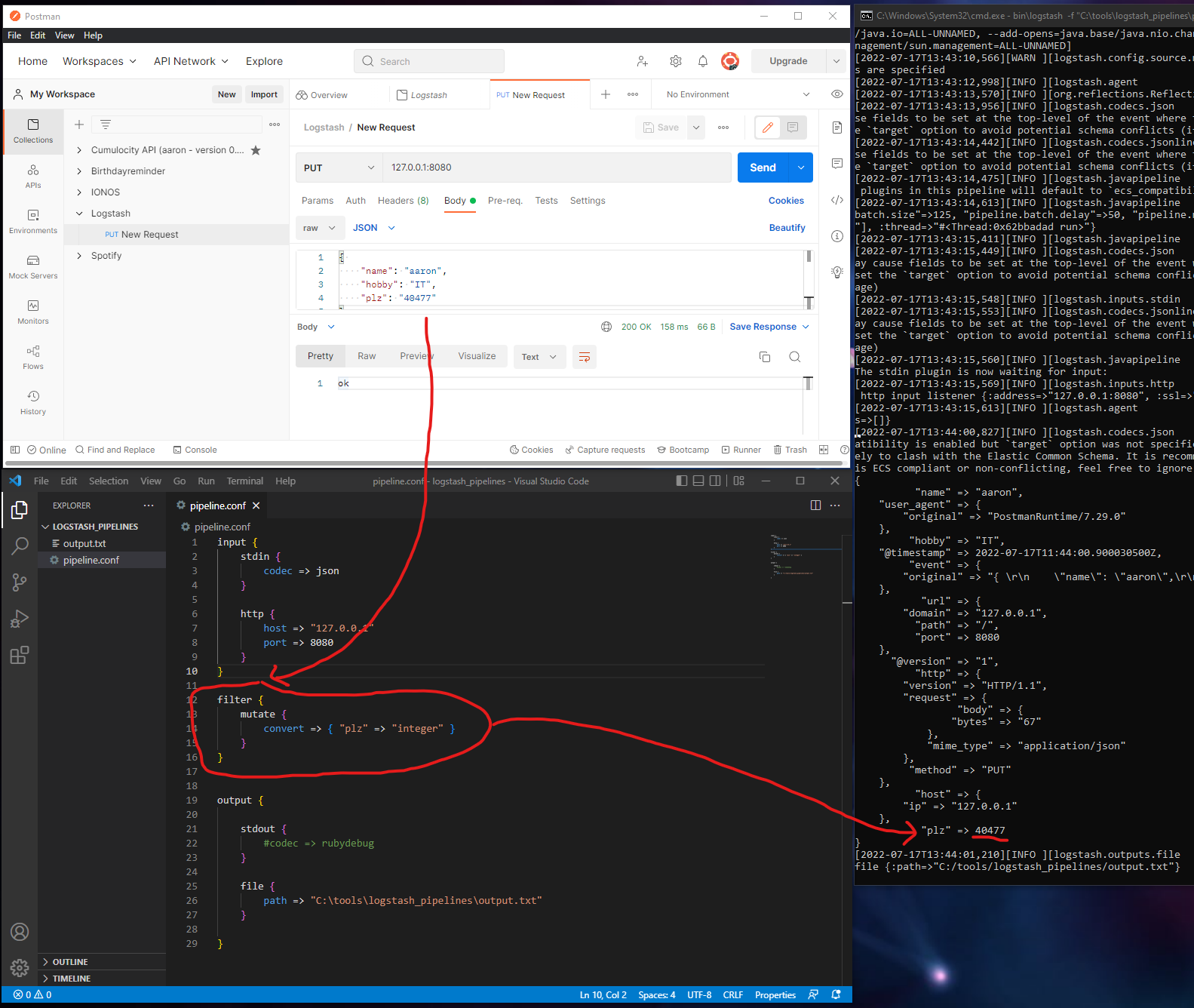 Elastic Stack (Filebeat, Logstash, Elasticearch, Kibana) Tutorial aaron.de